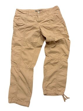 Lauren Ralph Lauren 14W Light Khaki/sand Pants w/ Drawstring Hem at ankles